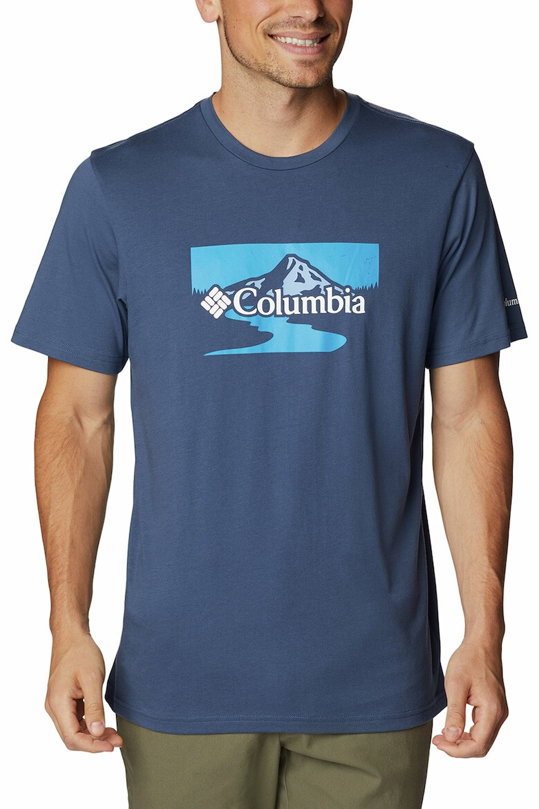 Columbia Tricou de bumbac organic cu imprimeu grafic si logo Path Lake - Pled.ro