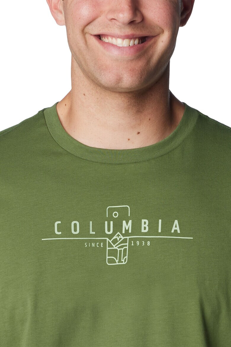 Columbia Tricou de bumbac organic cu logo - Pled.ro