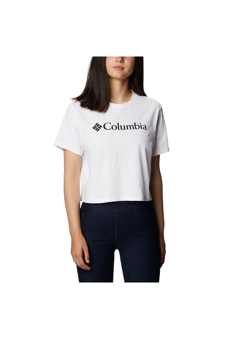 Columbia Tricou sport Bumbac Alb - Pled.ro