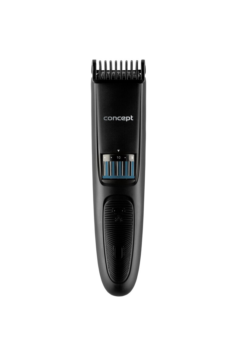 Concept Aparat de tuns parul si barba 0.5mm fara extensii1-10mm cu extensii durata de functionare 40 min lame otel inoxidabil autoascutire lame negru - Pled.ro