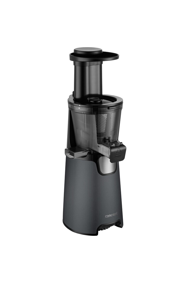 Concept Slow Juicer 3 filtre Filtru pentru Sorbet 70rev/min 150 W container suc 1l container pulpa 1.3l Negru - Pled.ro