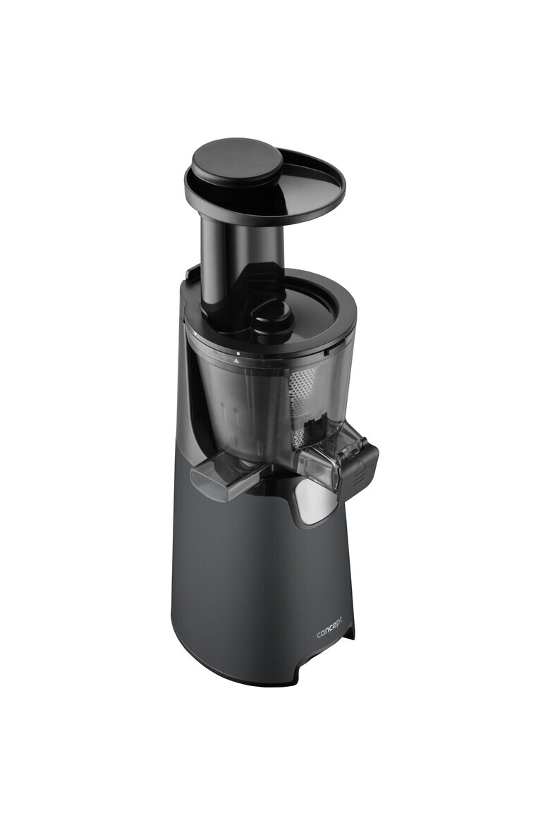 Concept Slow Juicer 3 filtre Filtru pentru Sorbet 70rev/min 150 W container suc 1l container pulpa 1.3l Negru - Pled.ro