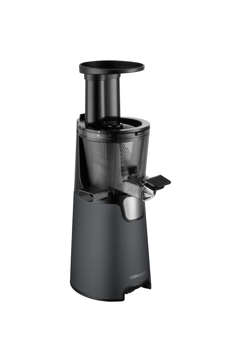 Concept Slow Juicer 3 filtre Filtru pentru Sorbet 70rev/min 150 W container suc 1l container pulpa 1.3l Negru - Pled.ro