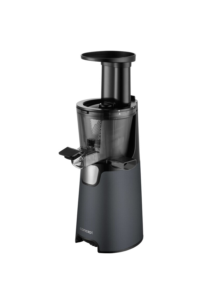 Concept Slow Juicer 3 filtre Filtru pentru Sorbet 70rev/min 150 W container suc 1l container pulpa 1.3l Negru - Pled.ro