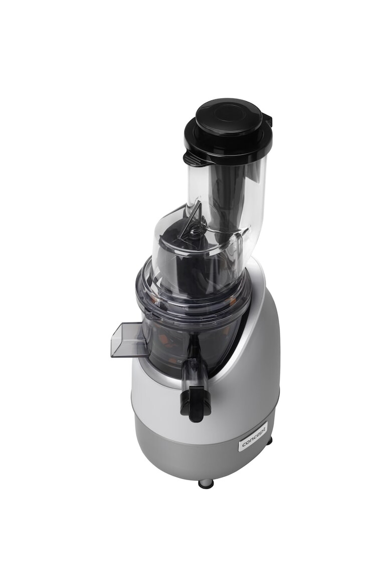 Concept Slow Juicer diametru tub 70 mm Container suc 600ml container pulpa 600 ml 200 W 70rev/min Alb - Pled.ro