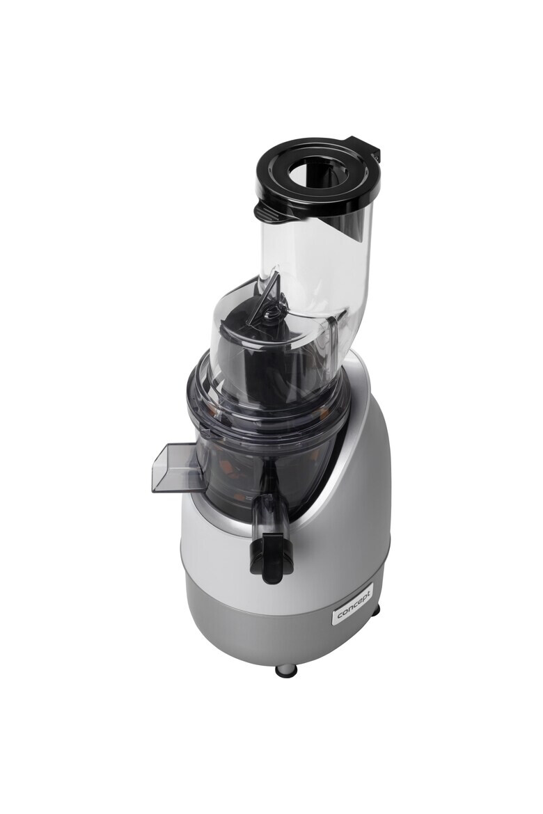 Concept Slow Juicer diametru tub 70 mm Container suc 600ml container pulpa 600 ml 200 W 70rev/min Alb - Pled.ro