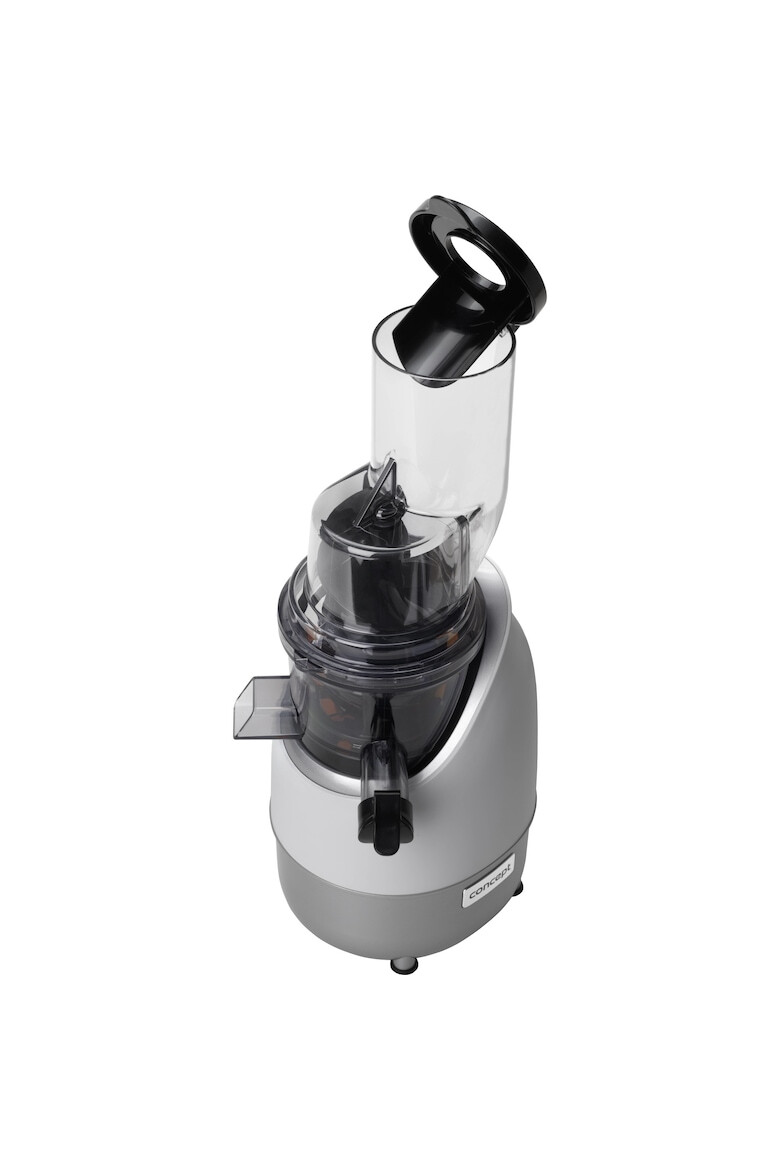 Concept Slow Juicer diametru tub 70 mm Container suc 600ml container pulpa 600 ml 200 W 70rev/min Alb - Pled.ro