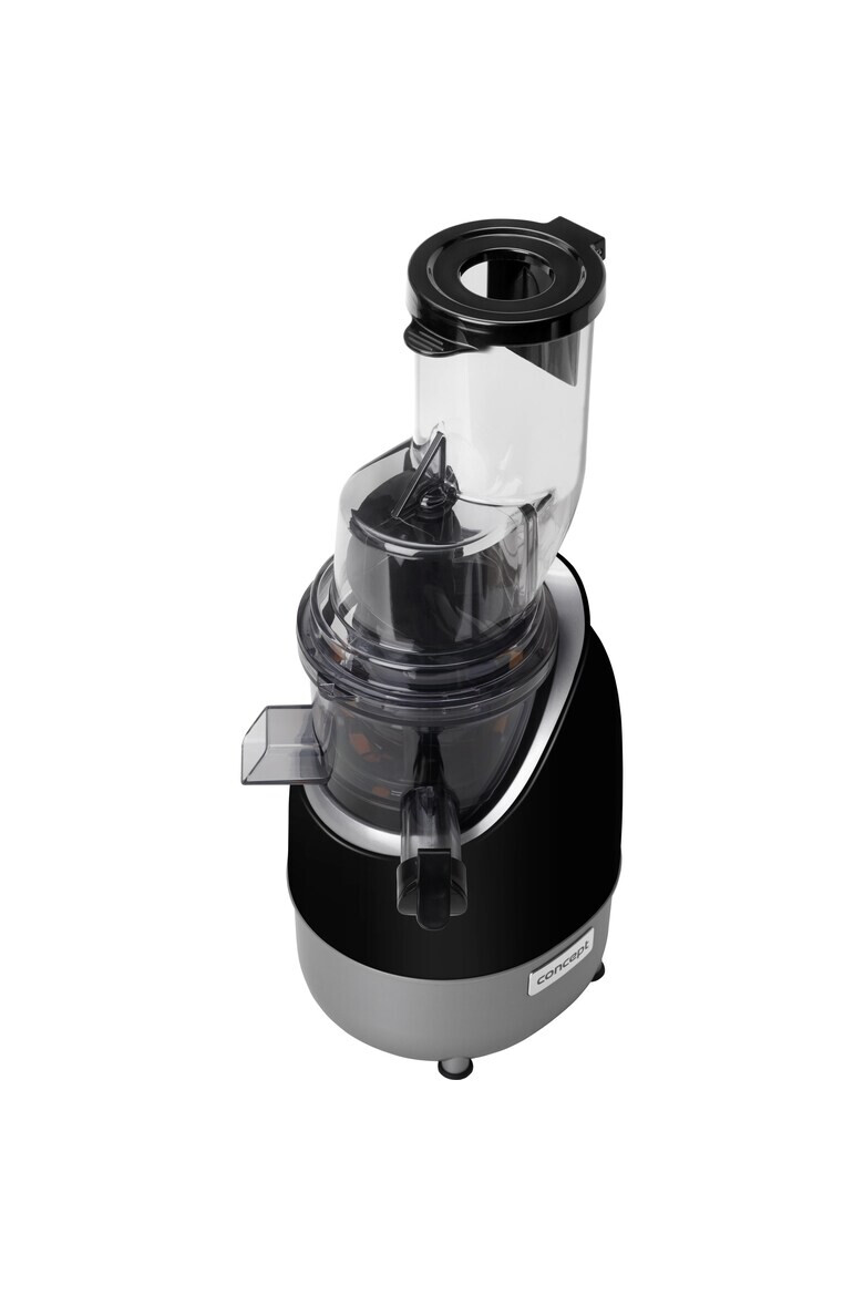 Concept Slow Juicer diametru tub 70 mm Container suc 600ml container pulpa 600 ml 200 W 70rev/min Negru - Pled.ro