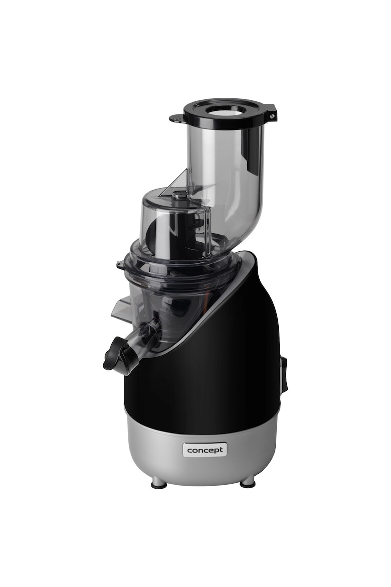 Concept Slow Juicer diametru tub 70 mm Container suc 600ml container pulpa 600 ml 200 W 70rev/min Negru - Pled.ro