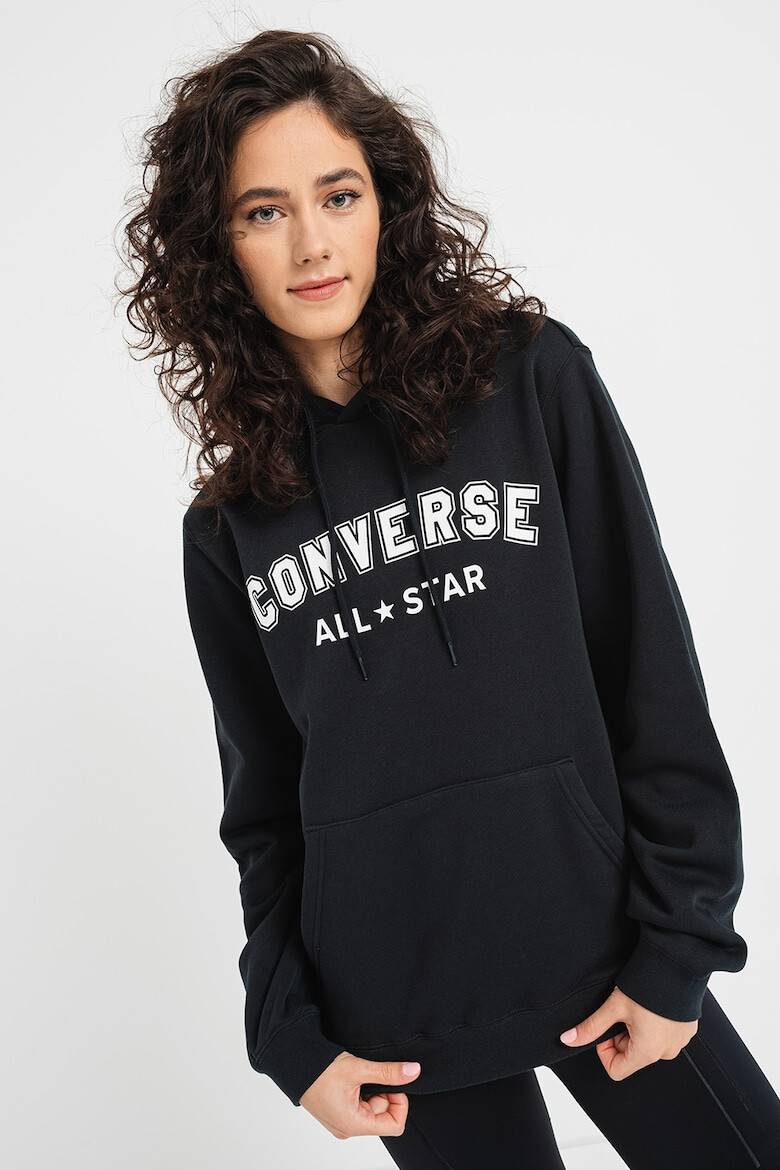 Converse Hanorac unisex cu imprimeu logo din fleece - Pled.ro