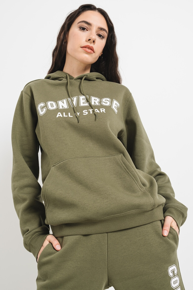 Converse Hanorac unisex cu imprimeu logo din fleece - Pled.ro