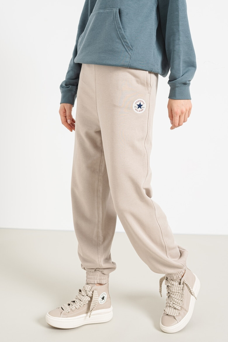 Converse Pantaloni de trening din material terry cu aplicatie logo - Pled.ro