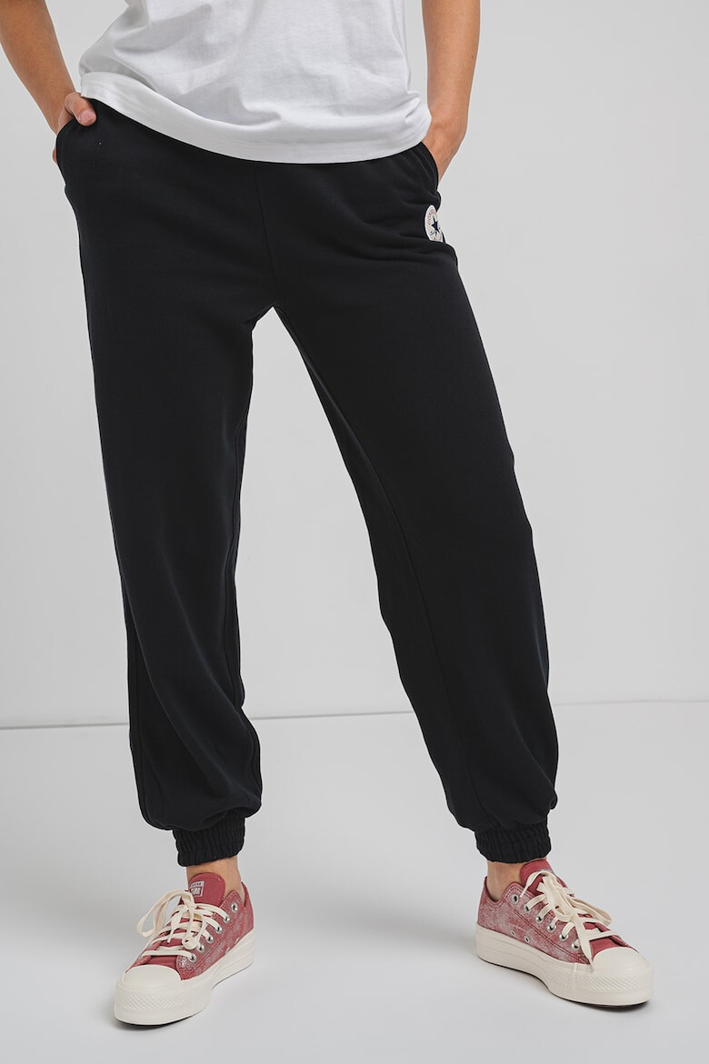 Converse Pantaloni de trening din material terry cu aplicatie logo - Pled.ro