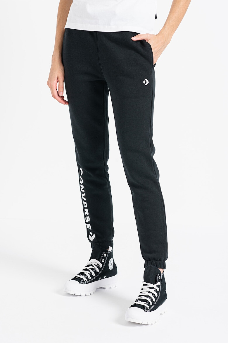 Converse Pantaloni sport cu imprimeu logo supradimensionat - Pled.ro