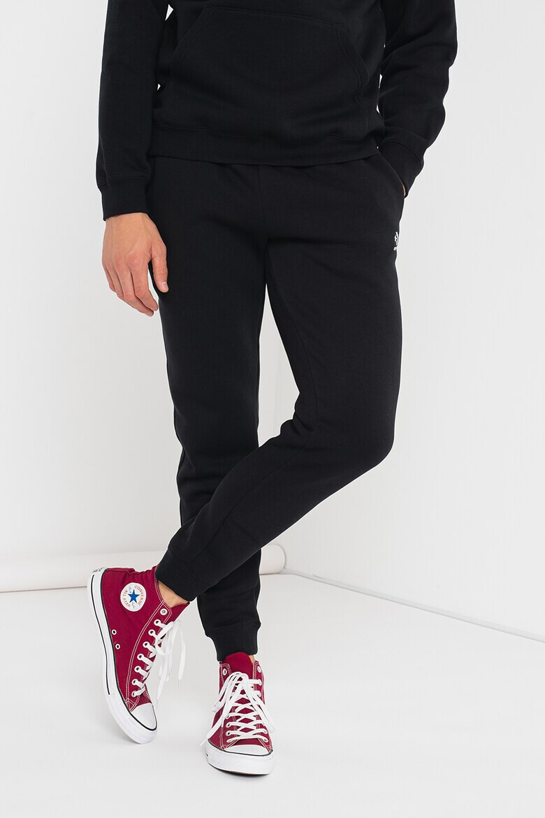 Converse Pantaloni de trening din amestec de bumbac cu snur de ajustare - Pled.ro