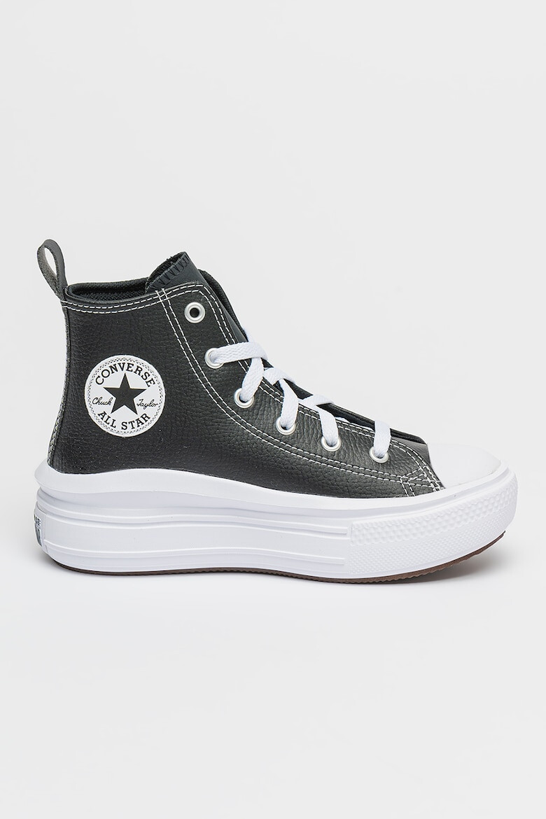 Converse Pantofi sport de piele ecologica cu platforma Chuck Taylor All Star Move - Pled.ro