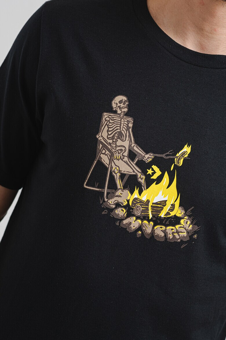 Converse Tricou cu decolteu la baza gatului Sizzling Skeleton - Pled.ro