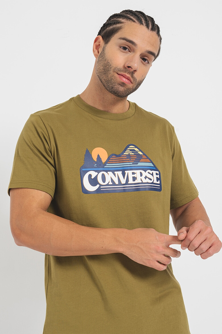 Converse Tricou cu imprimeu logo Elevated - Pled.ro