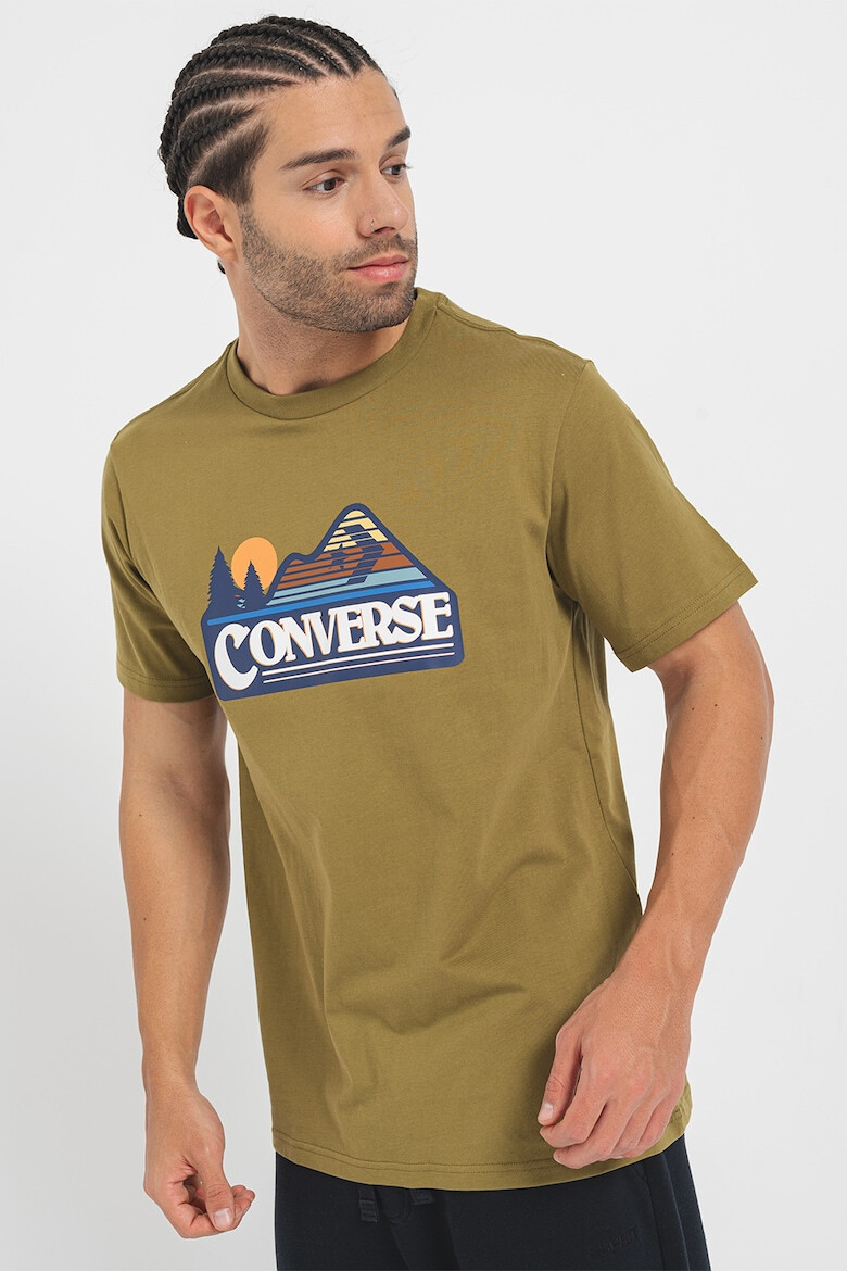 Converse Tricou cu imprimeu logo Elevated - Pled.ro