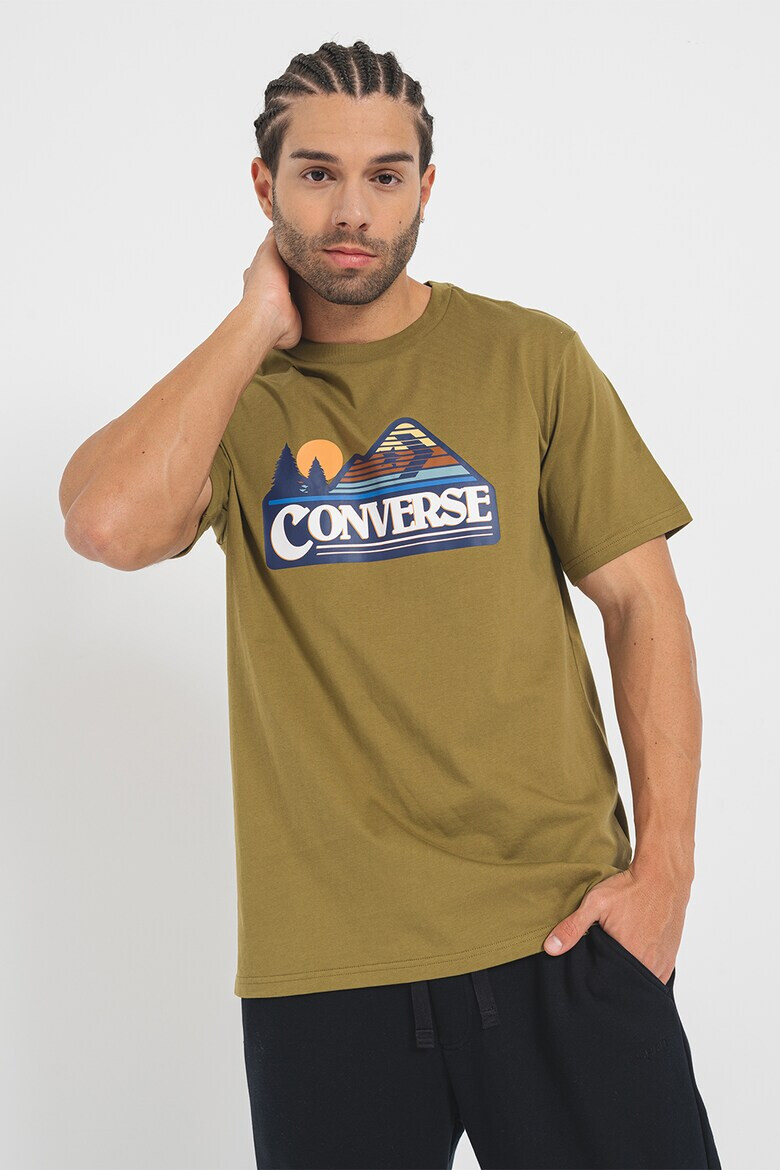 Converse Tricou cu imprimeu logo Elevated - Pled.ro