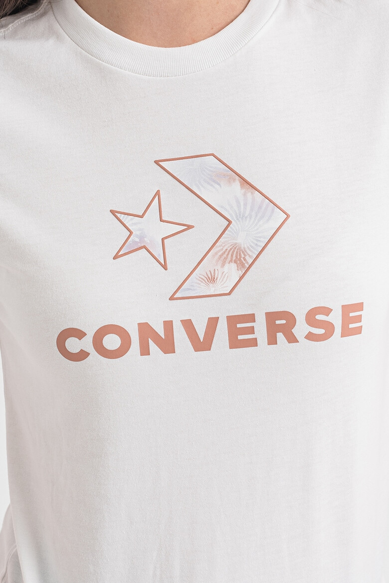 Converse Tricou cu imprimeu logo Seasonal Star Chevron - Pled.ro