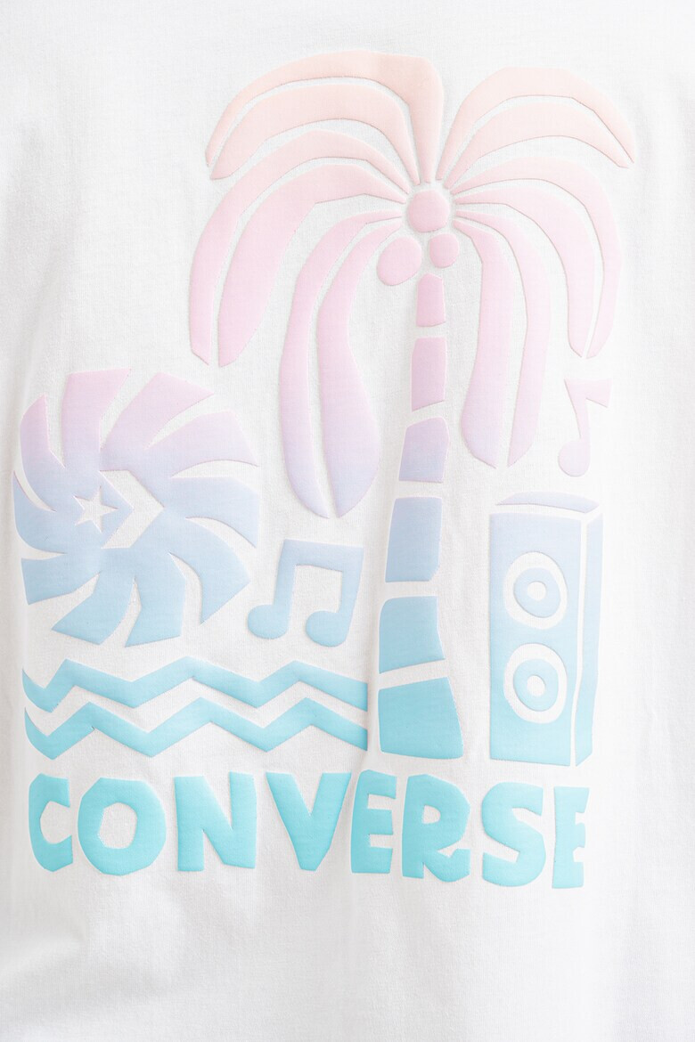 Converse Tricou cu imprimeu pe partea din spate Festival Statement - Pled.ro