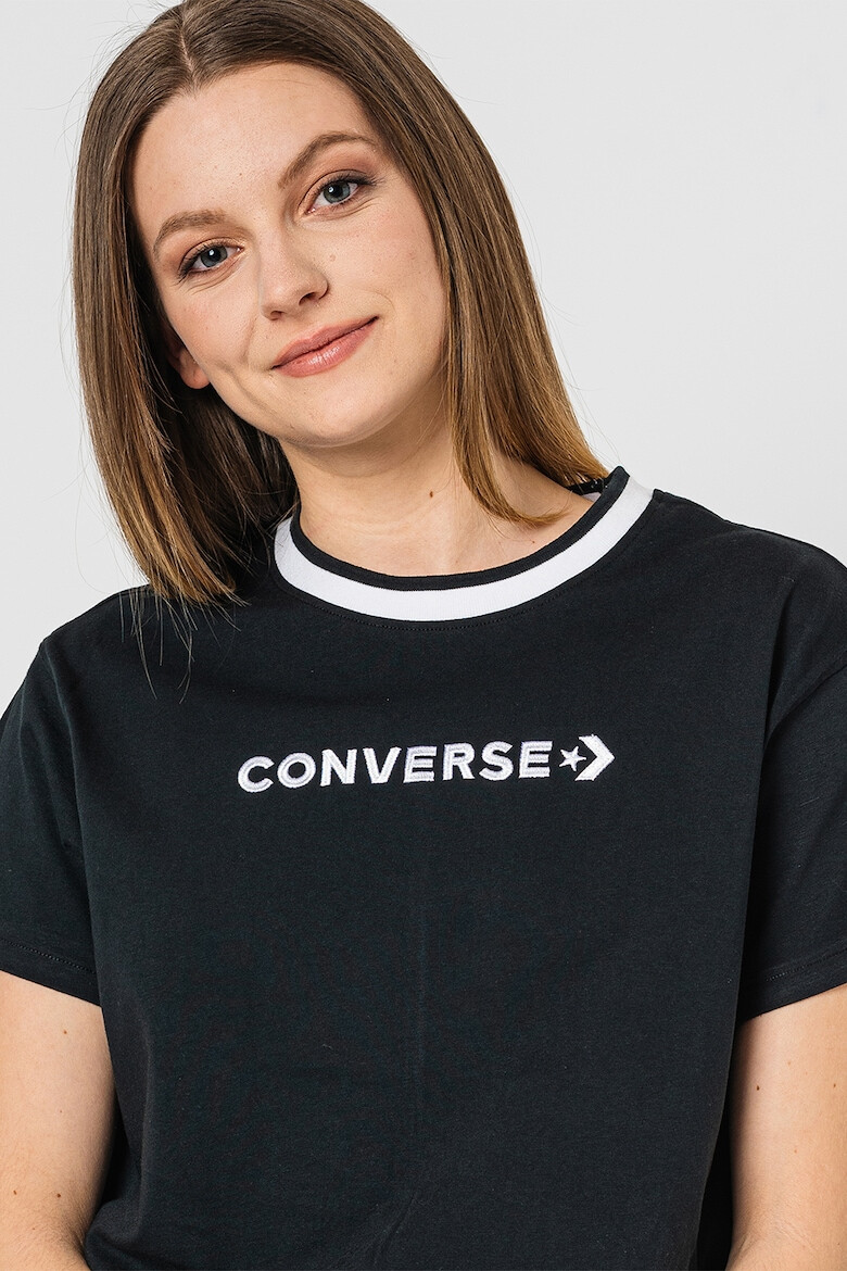 Converse Tricou de bumbac cu broderie logo - Pled.ro