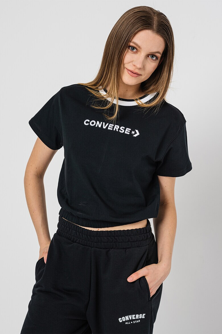 Converse Tricou de bumbac cu broderie logo - Pled.ro