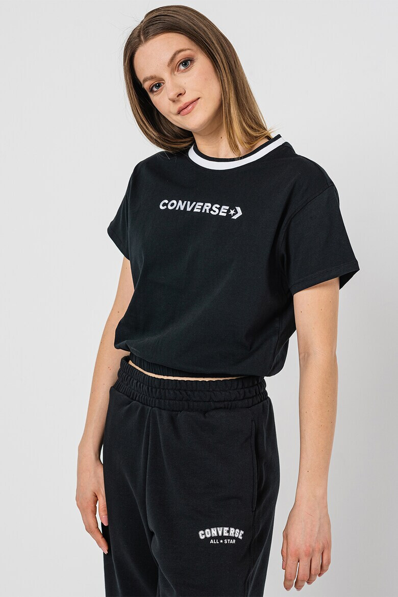 Converse Tricou de bumbac cu broderie logo - Pled.ro