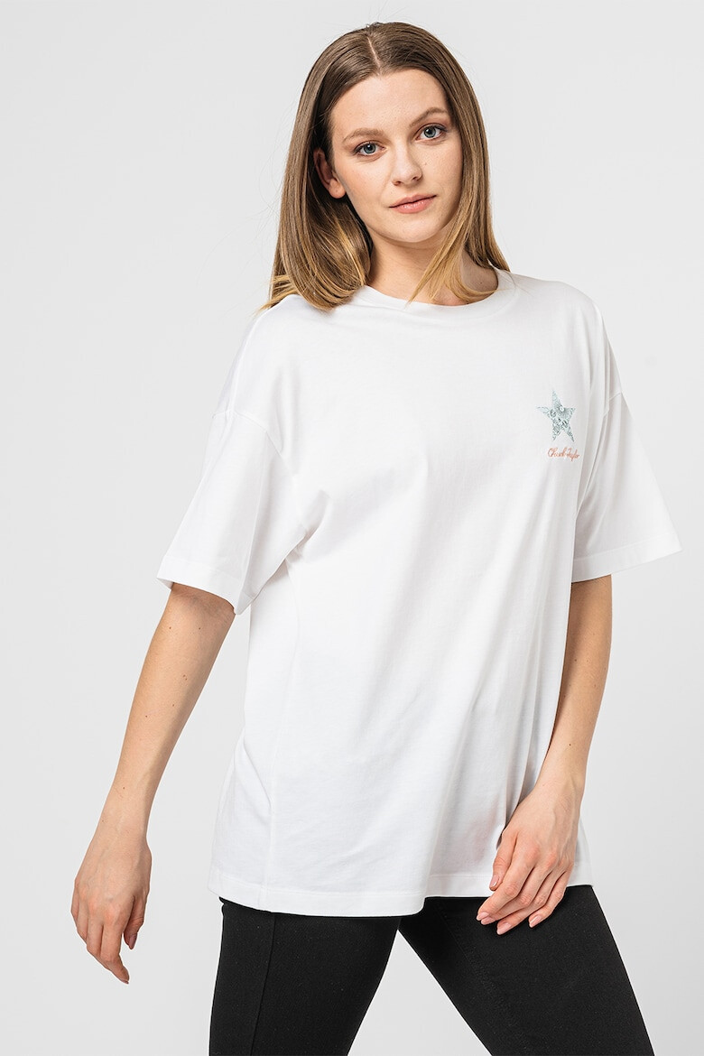 Converse Tricou de bumbac cu broderie logo - Pled.ro