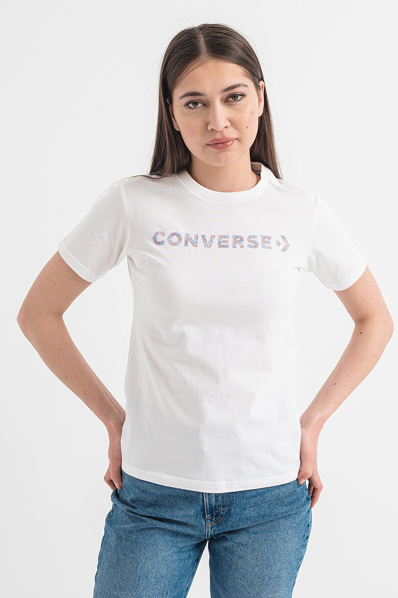 Converse Tricou de bumbac cu imprimeu logo Wordmark - Pled.ro