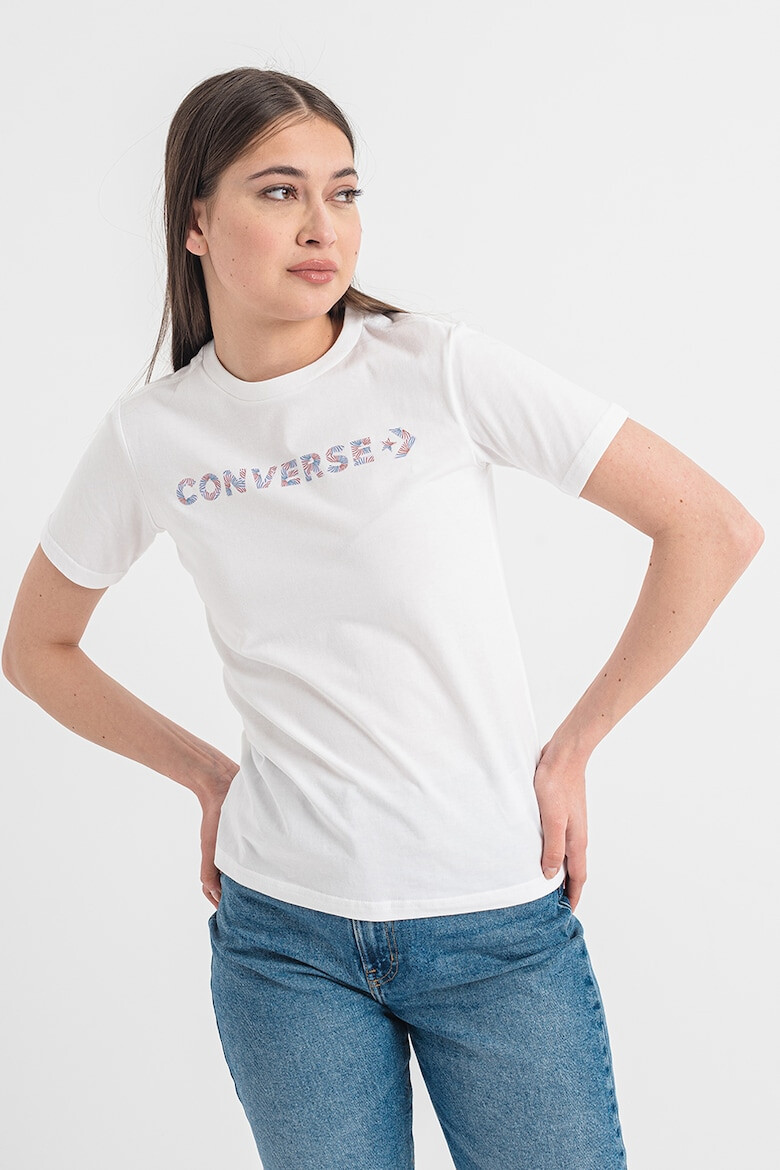 Converse Tricou de bumbac cu imprimeu logo Wordmark - Pled.ro