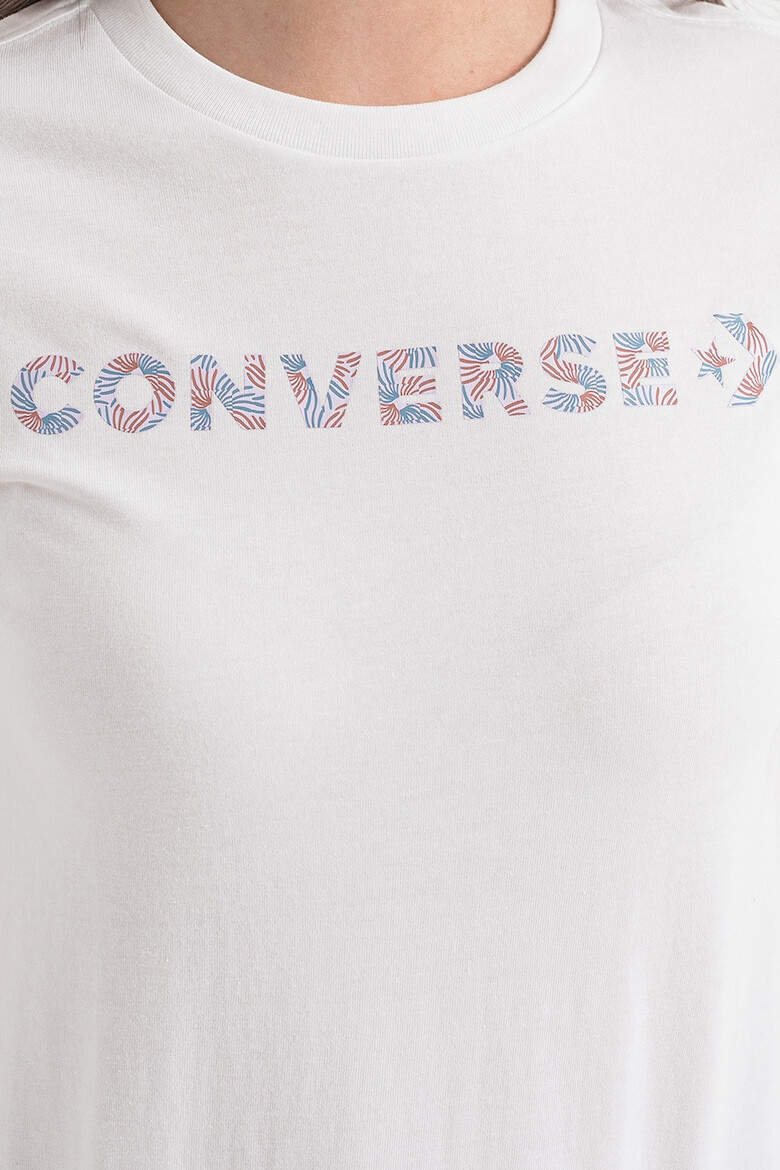 Converse Tricou de bumbac cu imprimeu logo Wordmark - Pled.ro