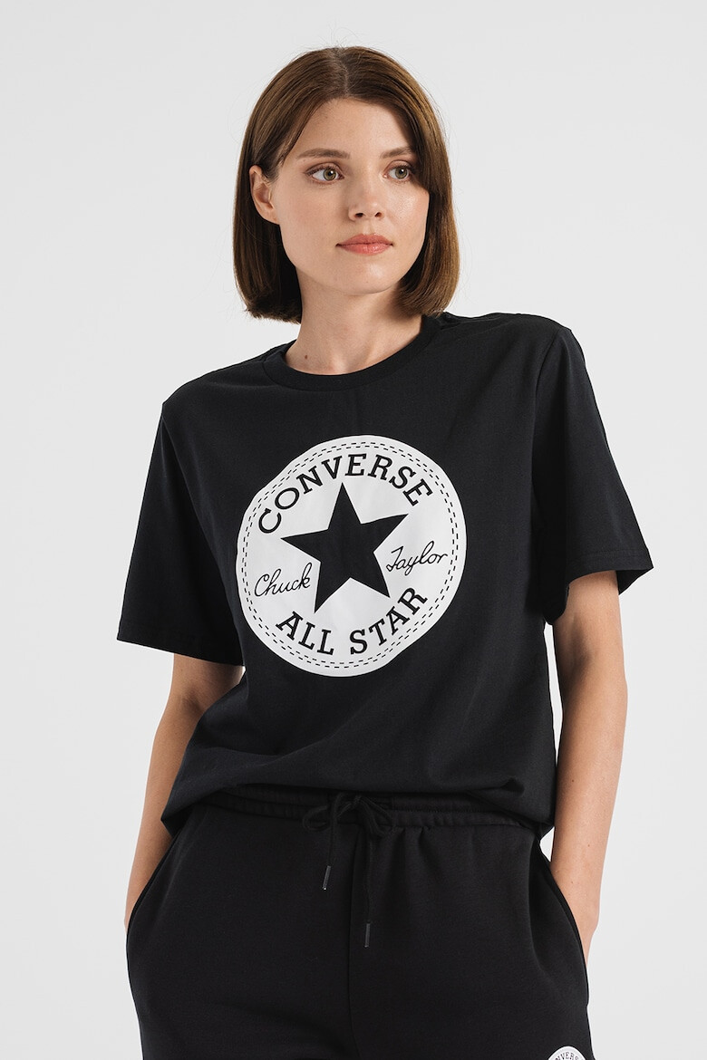 Converse Tricou regular fit unisex cu imprimeu logo - Pled.ro