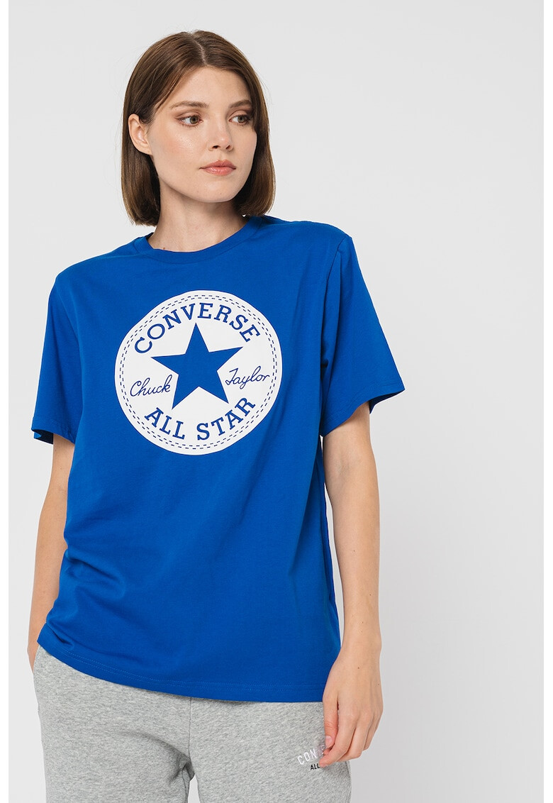 Converse Tricou regular fit unisex cu imprimeu logo - Pled.ro