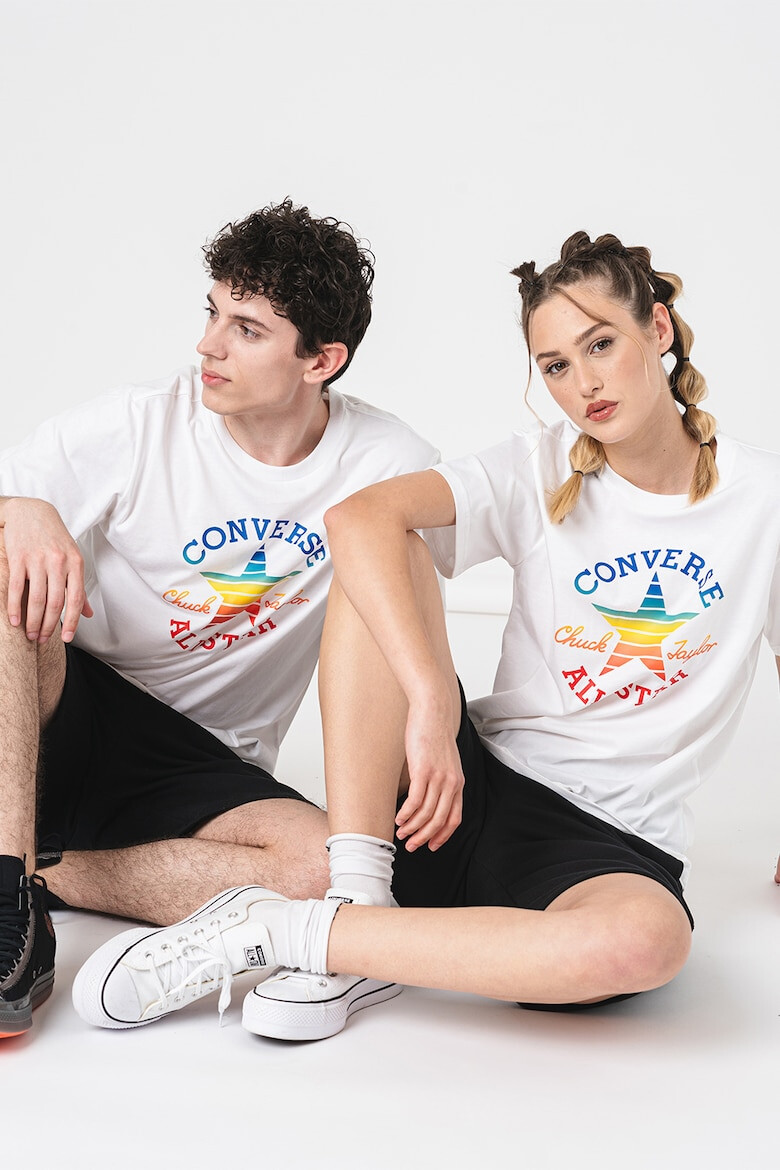 Converse Tricou unisex cu imprimeu logo - Pled.ro