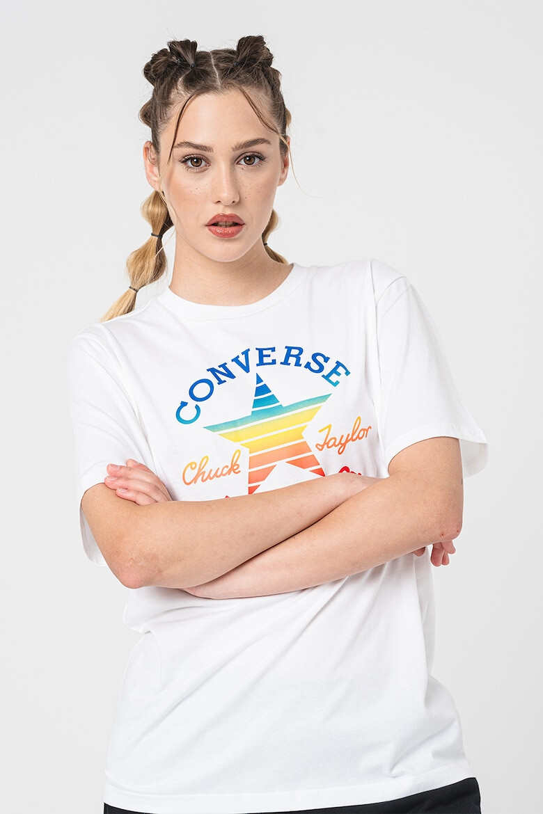 Converse Tricou unisex cu imprimeu logo - Pled.ro