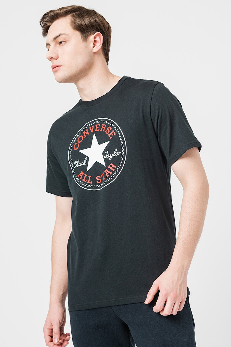 Converse Tricou unisex de bumbac cu logo - Pled.ro