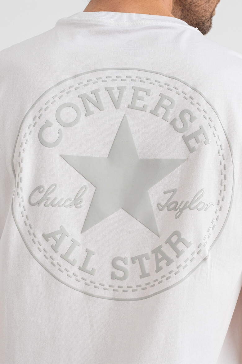 Converse Tricou unisex de bumbac cu imprimeu logo - Pled.ro