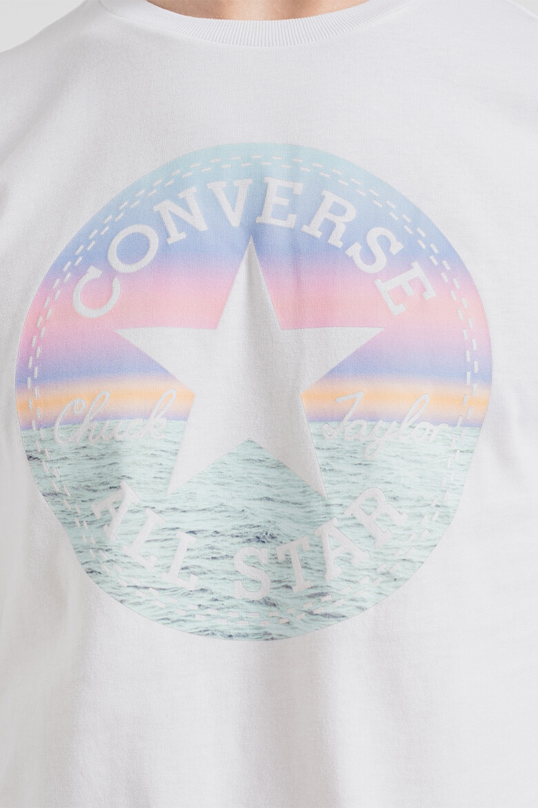 Converse Tricou unisex de bumbac cu imprimeu logo si grafic - Pled.ro