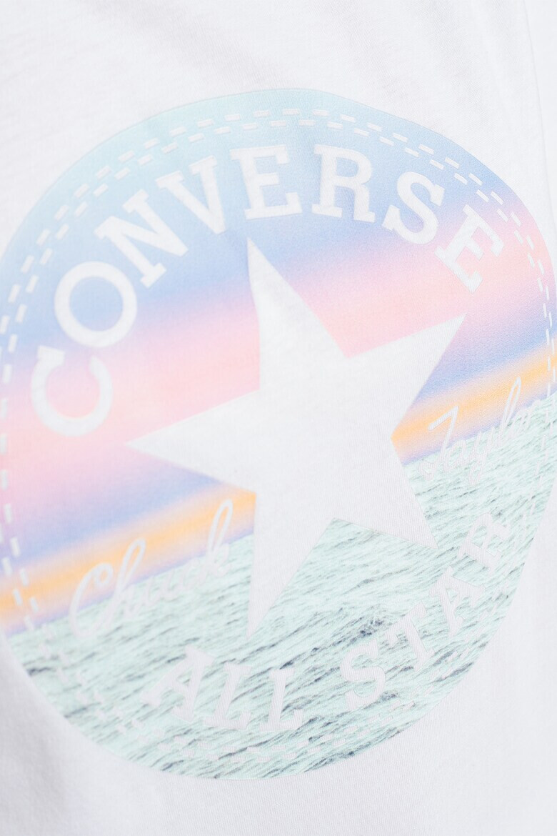 Converse Tricou unisex de bumbac cu imprimeu logo si grafic - Pled.ro