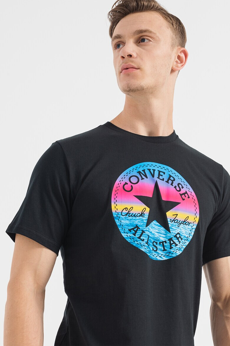 Converse Tricou unisex de bumbac cu imprimeu logo si grafic - Pled.ro