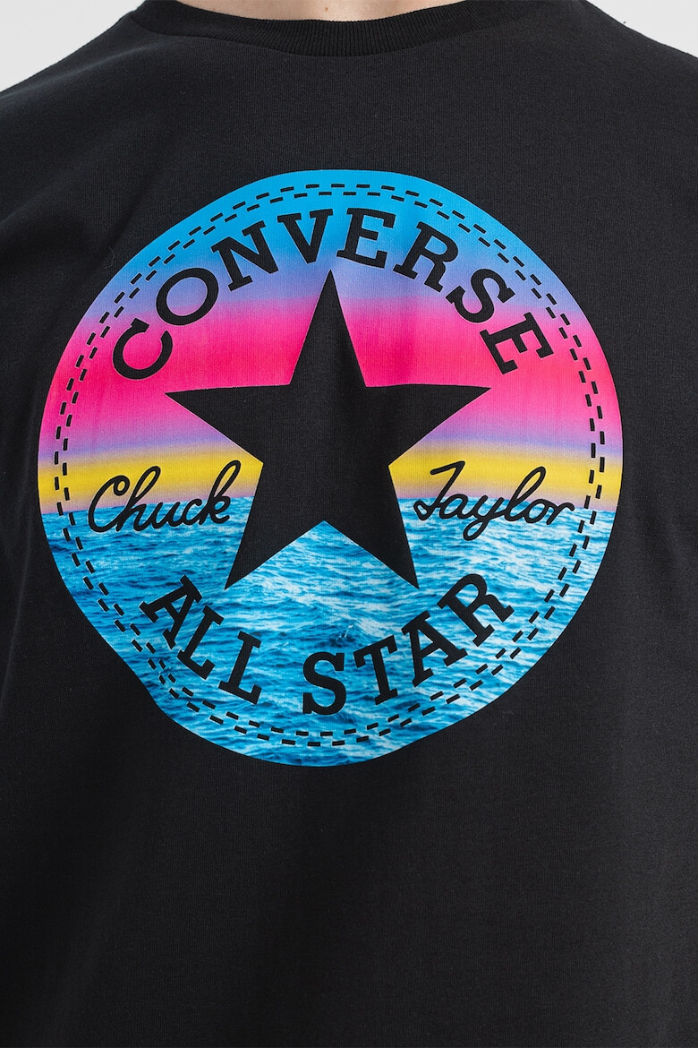 Converse Tricou unisex de bumbac cu imprimeu logo si grafic - Pled.ro