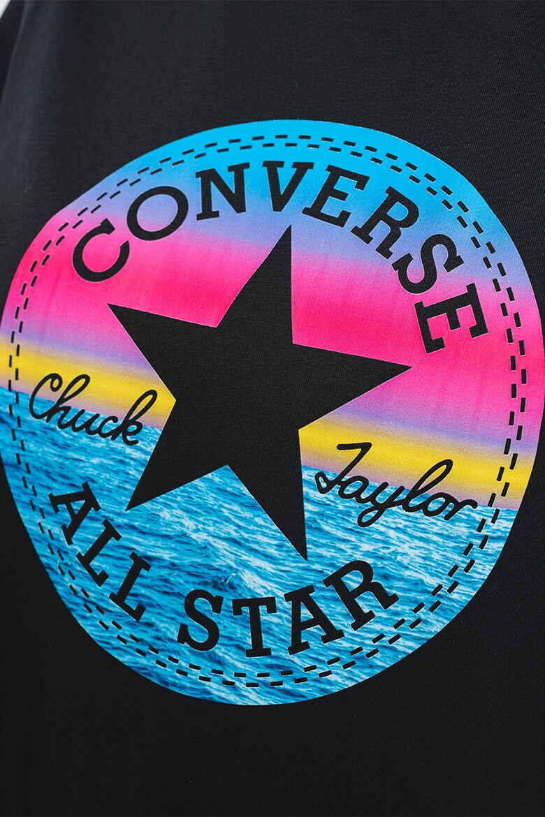 Converse Tricou unisex de bumbac cu imprimeu logo si grafic - Pled.ro