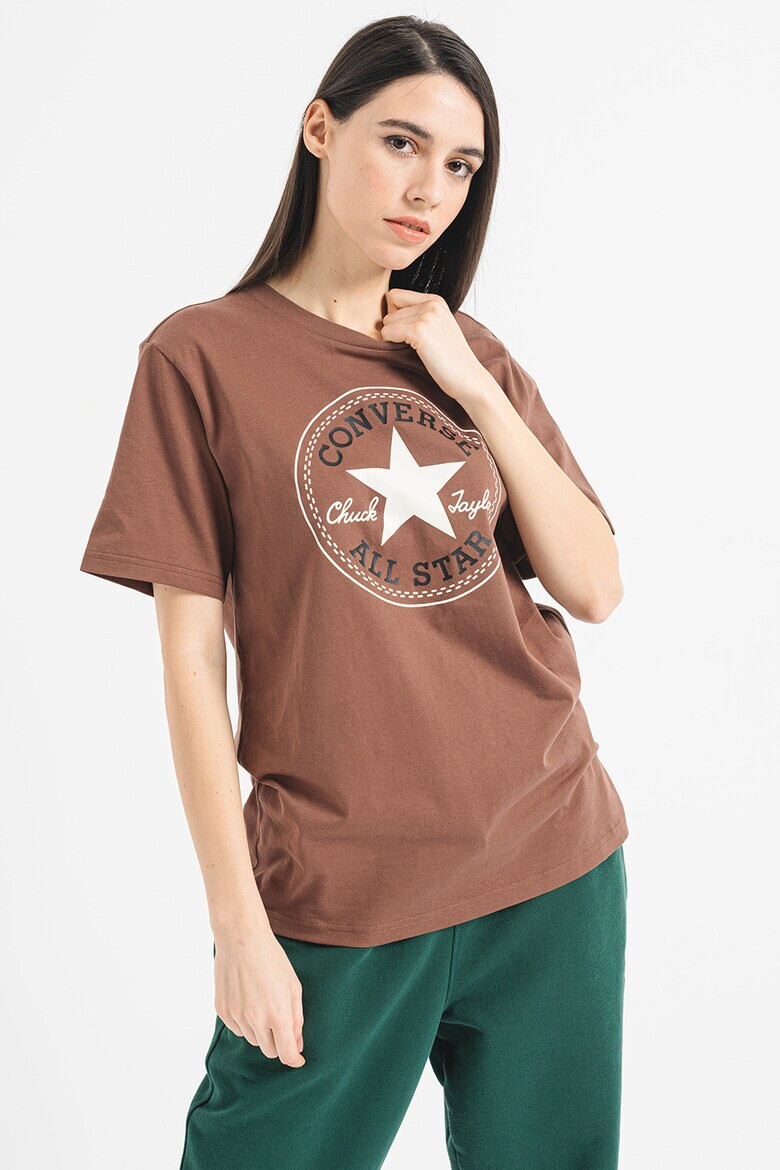 Converse Tricou unisex de bumbac cu logo - Pled.ro