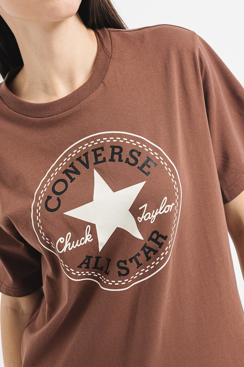 Converse Tricou unisex de bumbac cu logo - Pled.ro