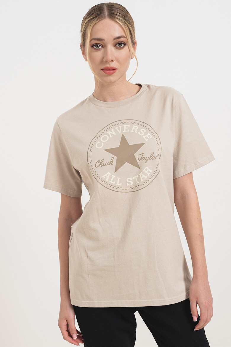 Converse Tricou unisex de bumbac cu logo - Pled.ro