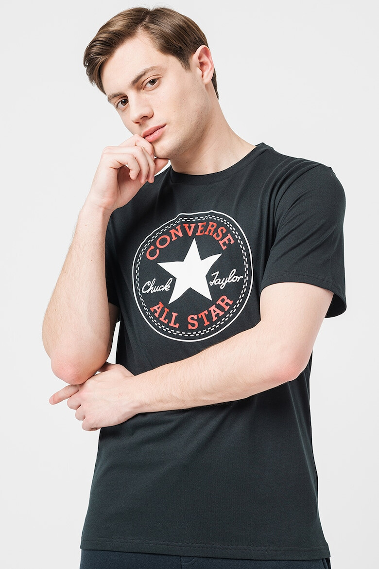 Converse Tricou unisex de bumbac cu logo - Pled.ro