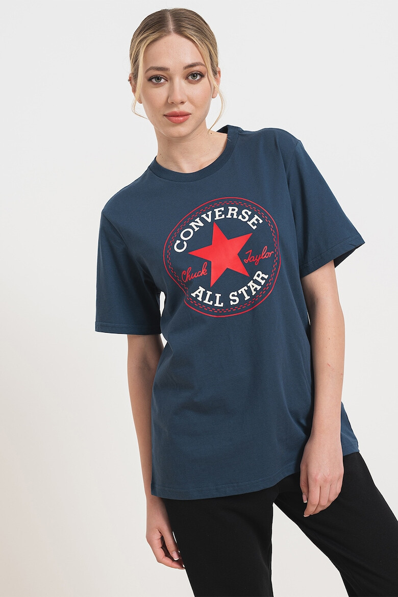 Converse Tricou unisex de bumbac cu logo - Pled.ro