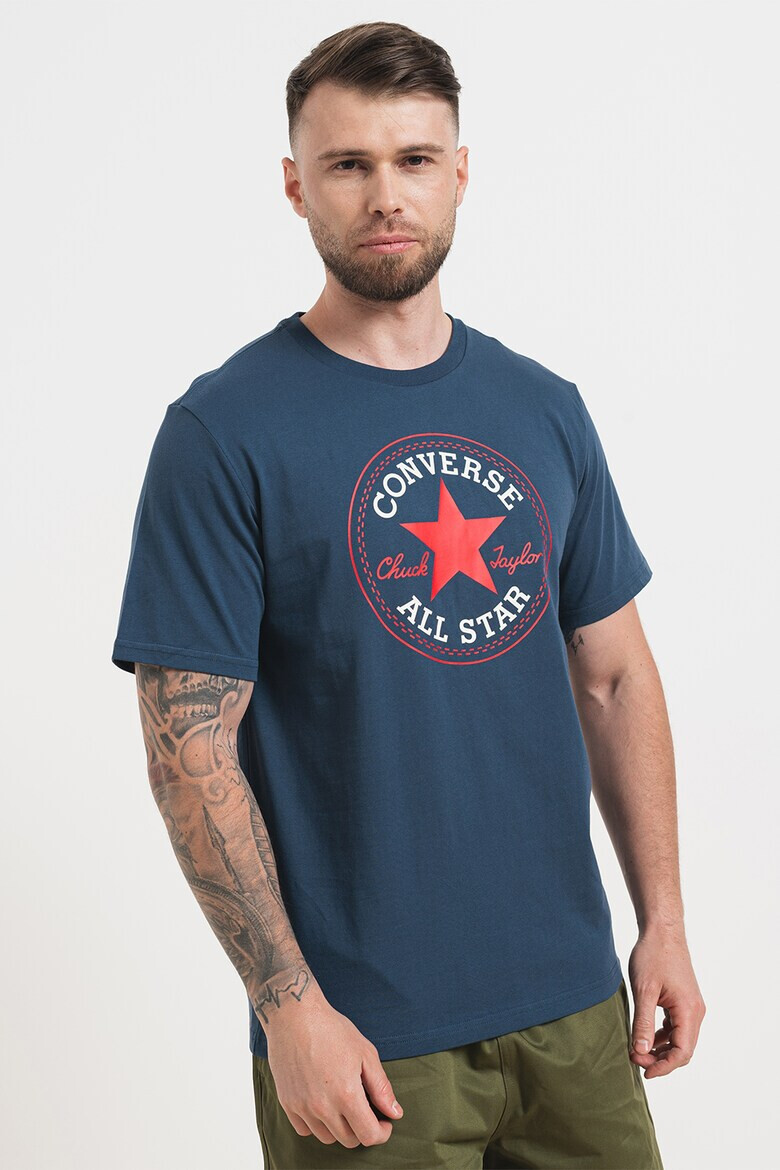 Converse Tricou unisex de bumbac cu logo - Pled.ro